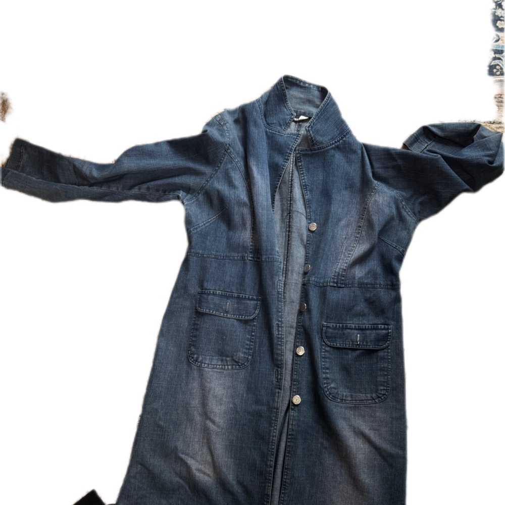 Denim Long Coat